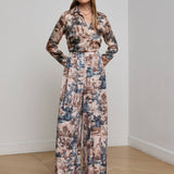 L'AGENCE - Nova Pleated Wide-Leg Pant