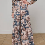 L'AGENCE - Nova Pleated Wide-Leg Pant