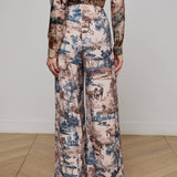 L'AGENCE - Nova Pleated Wide-Leg Pant