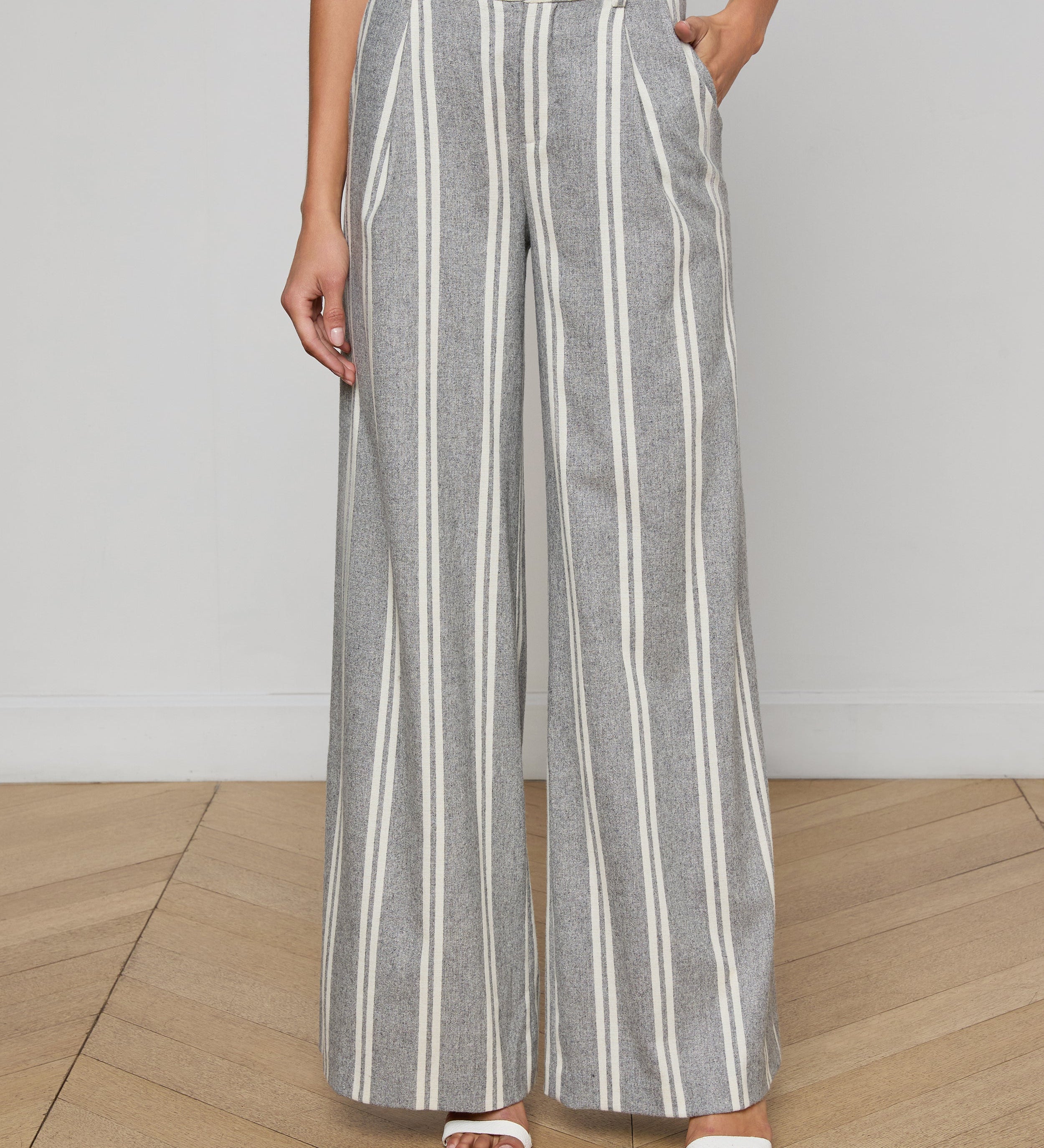 L'AGENCE - Allanah Striped Trouser