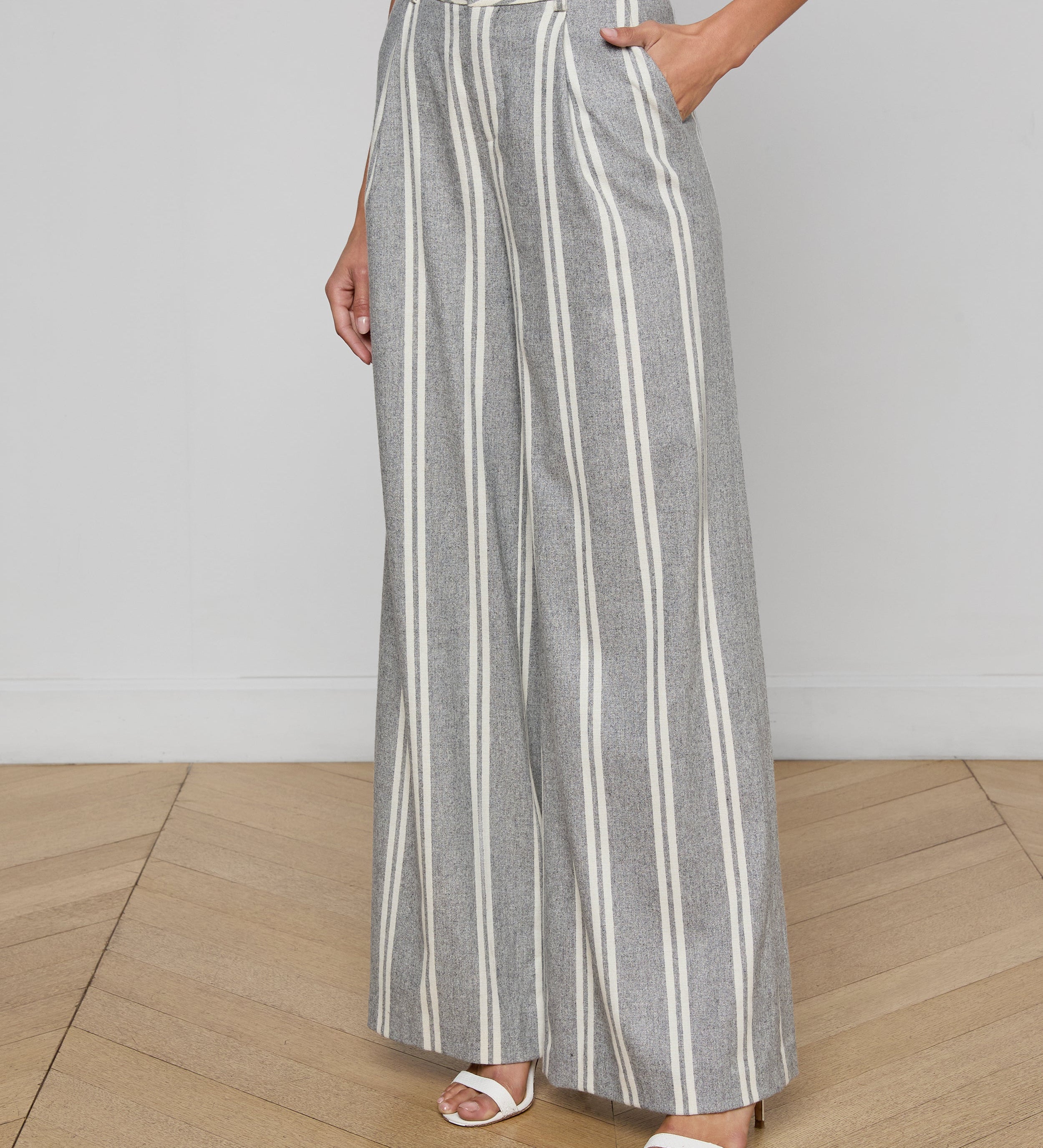 L'AGENCE - Allanah Striped Trouser