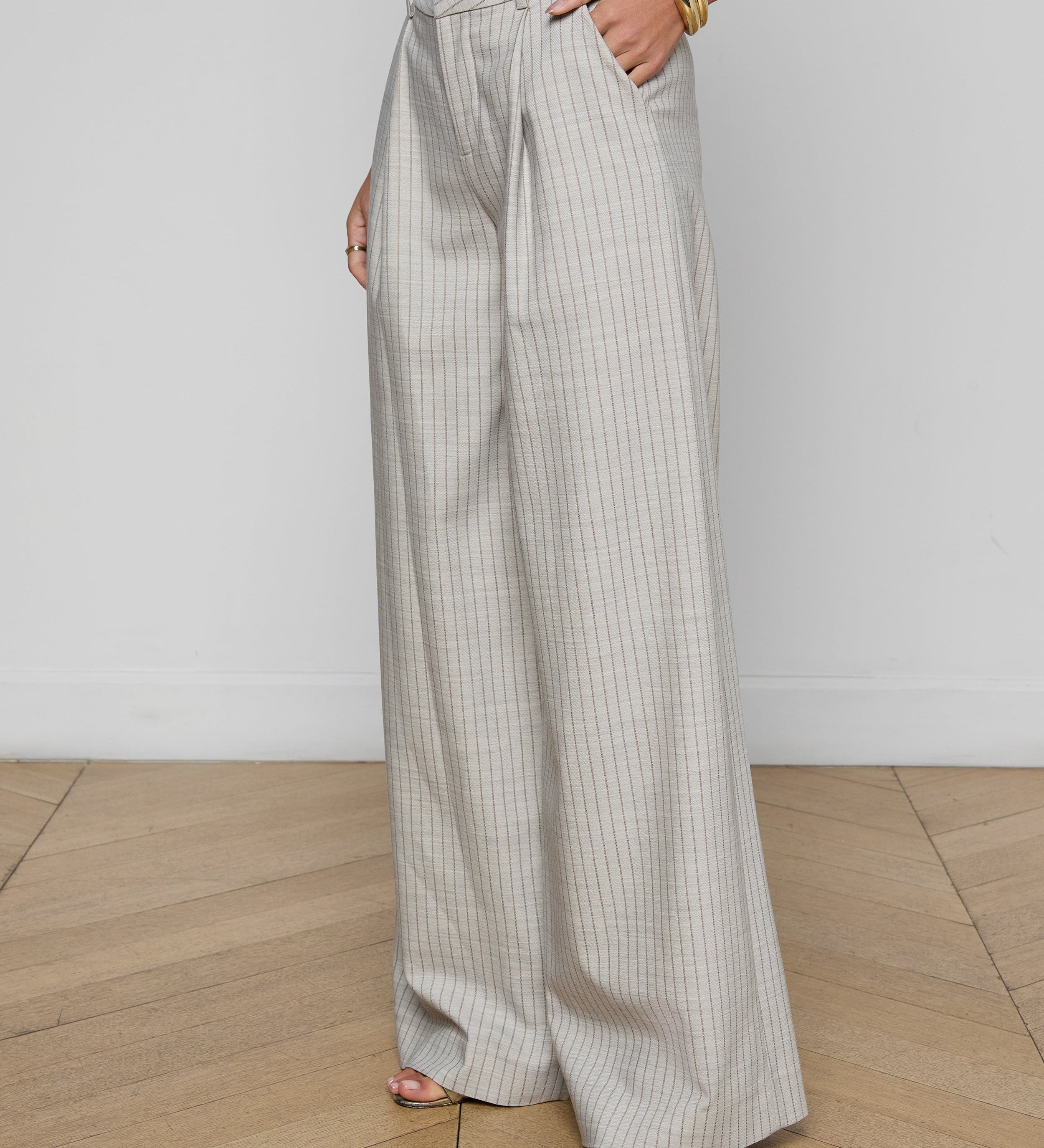 L'AGENCE - Allanah Pinstriped Trouser
