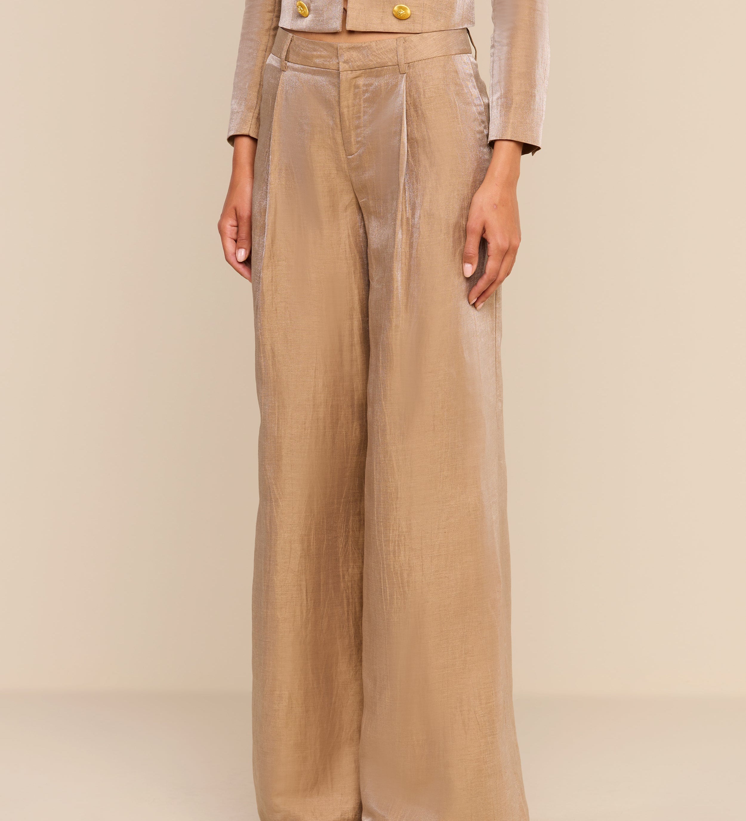 L'AGENCE - Allanah Linen - Blend Trouser