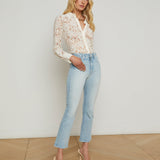 L'AGENCE - Mira Cropped Bootcut Jean