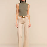 L'AGENCE - Scottie Coated Wide - Leg Jean