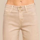 L'AGENCE - Scottie Coated Wide - Leg Jean