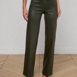 L'AGENCE - Scottie Coated Wide - Leg Jean