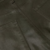 L'AGENCE - Scottie Coated Wide - Leg Jean