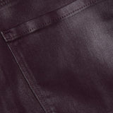 L'AGENCE - Scottie Coated Wide-Leg Jean