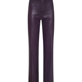 L'AGENCE - Scottie Coated Wide-Leg Jean
