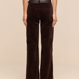 L'AGENCE - Scottie Velvet Wide - Leg Jean