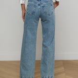 L'AGENCE - Scottie Embellished Wide - Leg Jean