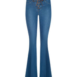 L'AGENCE - Charis Lace-Up Jean