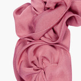 Jennifer Behr - Triple Rosette Headband in Silk Faille -- Rose