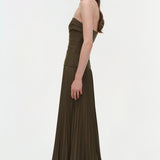 Simkhai - Arie Strapless Cotton Bustier Midi Dress