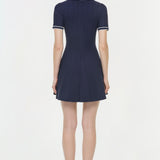 Simkhai - Page Knit Polo Mini Dress