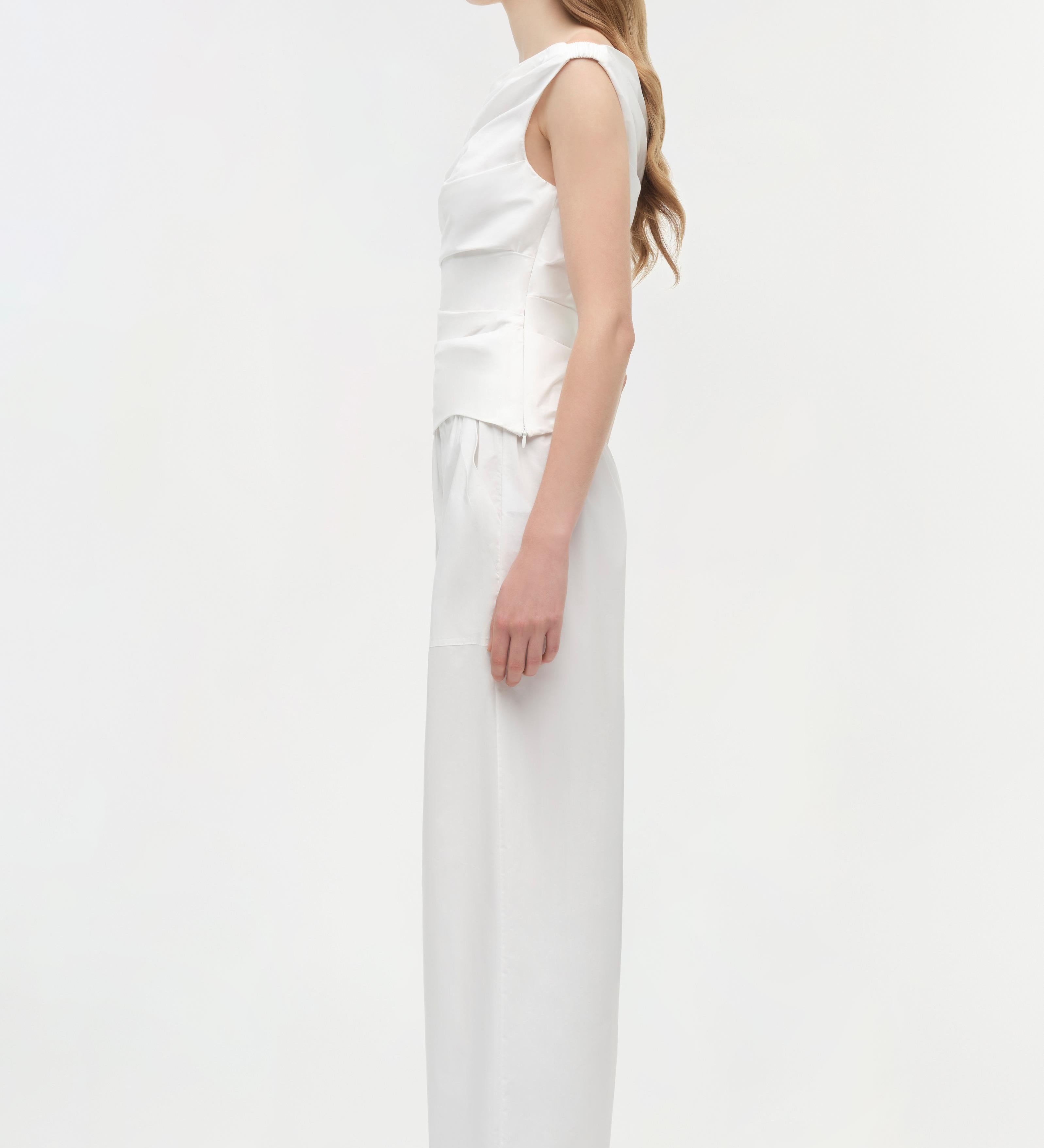 Simkhai - Maisel Draped Cotton Top