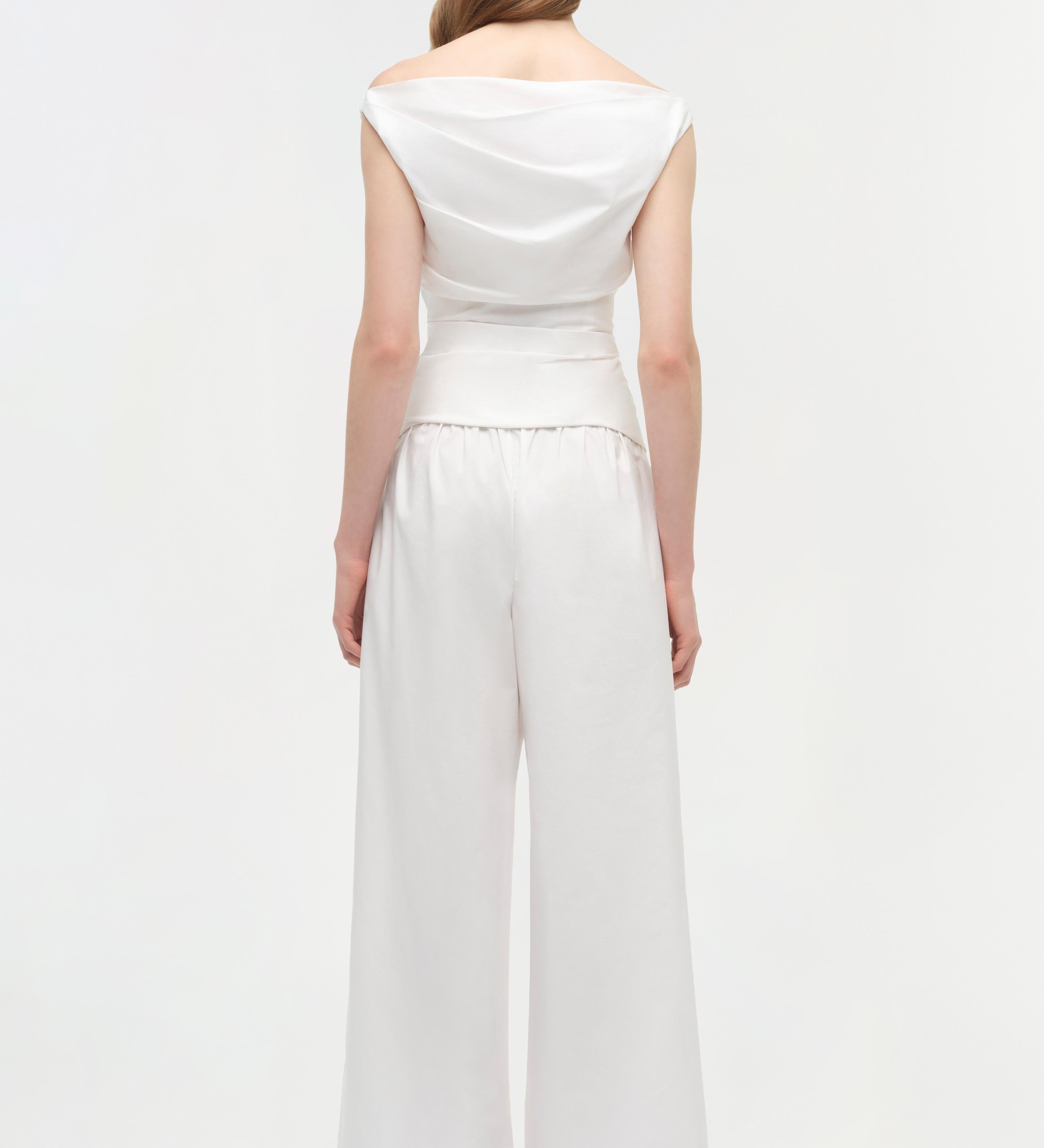 Simkhai - Maisel Draped Cotton Top