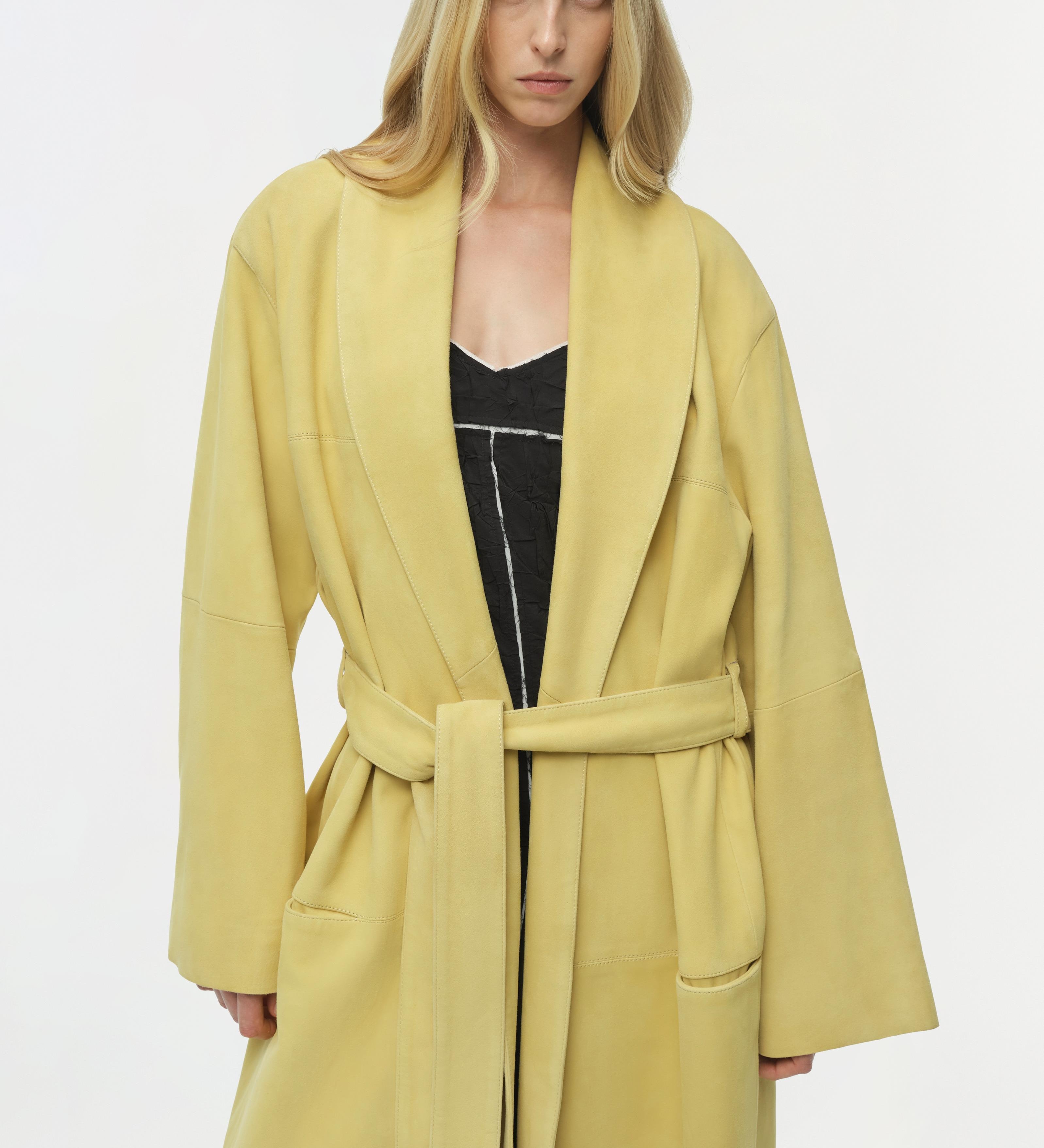 Simkhai - Enola Suede Trench Coat