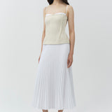 Simkhai - Duval Linen Bustier Midi Dress