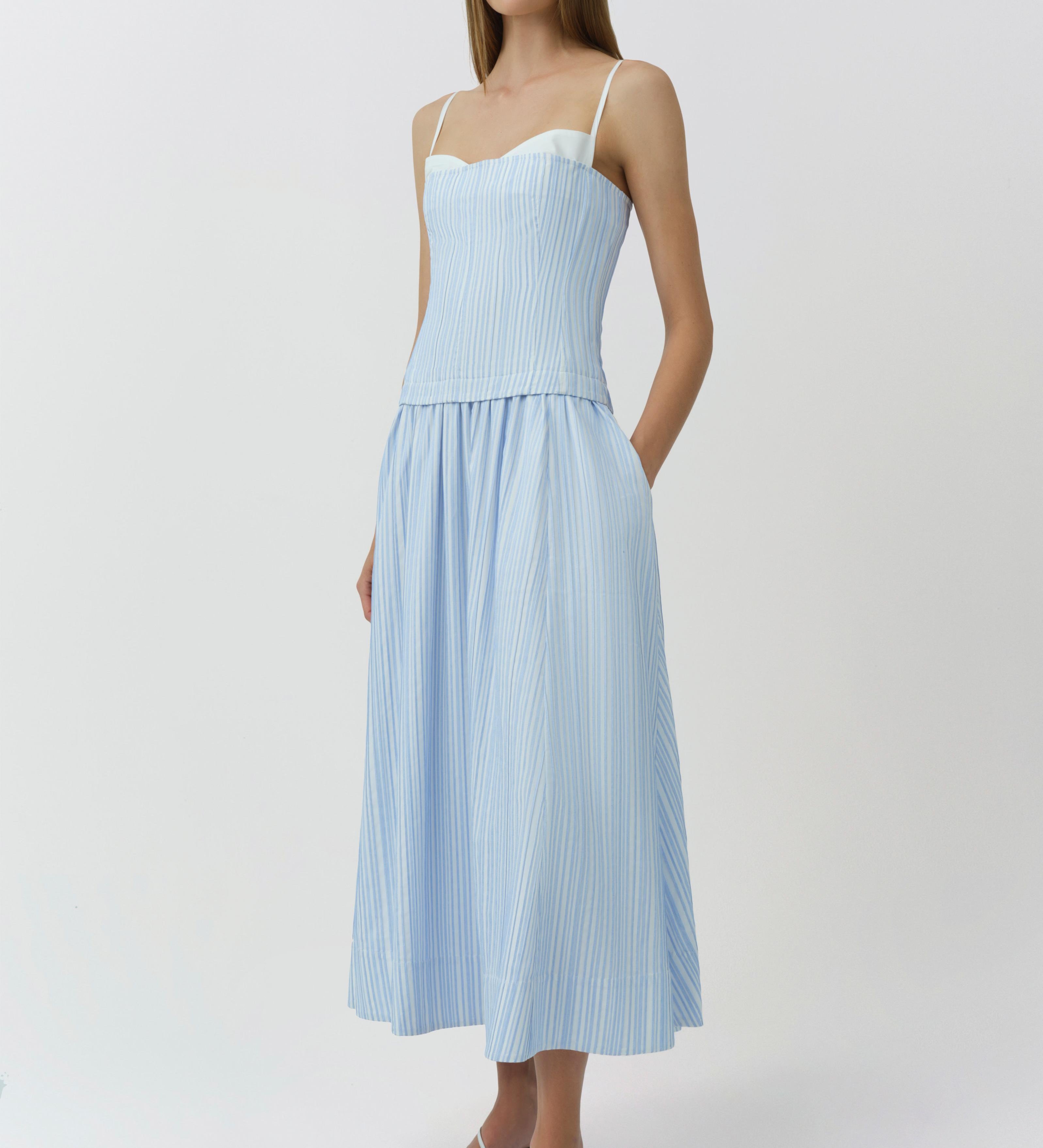 Simkhai - Quinlin Bustier Midi Dress