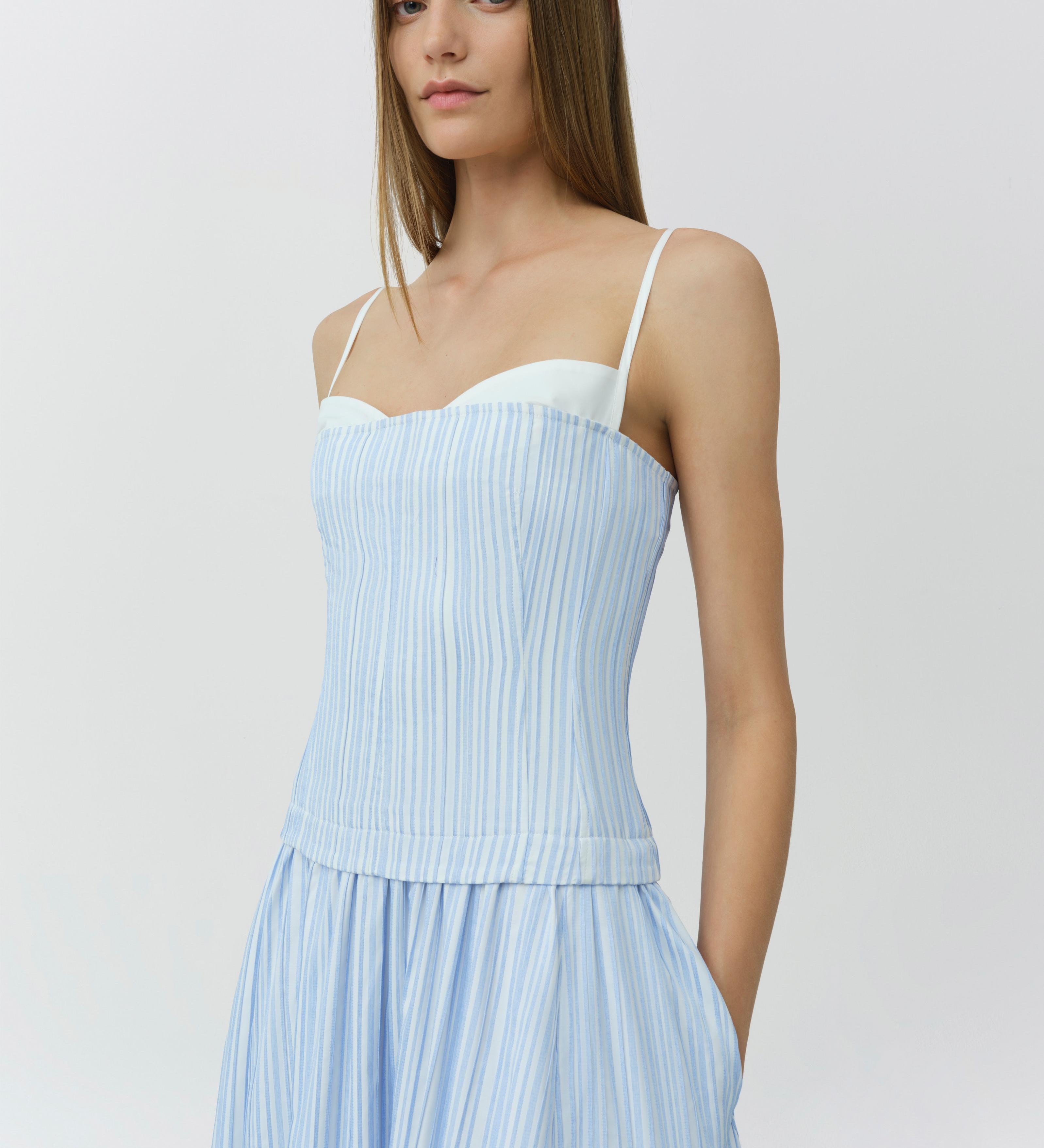 Simkhai - Quinlin Bustier Midi Dress
