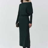 Simkhai - Janese Off Shoulder Knit Midi Dress