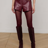 L'AGENCE - Dionne Vegan Leather Short