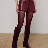 L'AGENCE - Dionne Vegan Leather Short