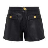 L'AGENCE - Dionne Vegan Leather Short