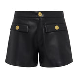 L'AGENCE - Dionne Vegan Leather Short