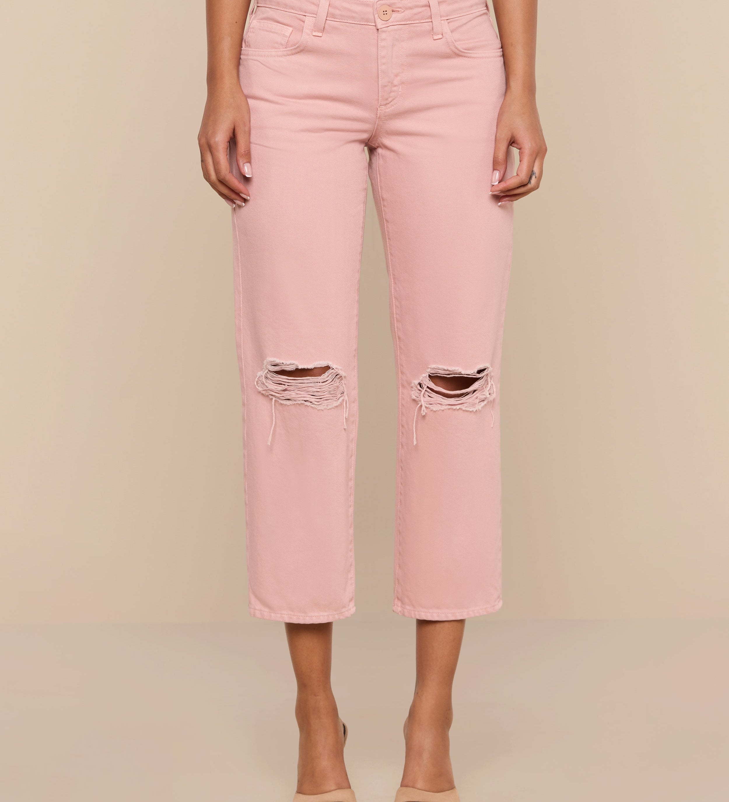 L'AGENCE - Blaine Cropped Stovepipe Jean