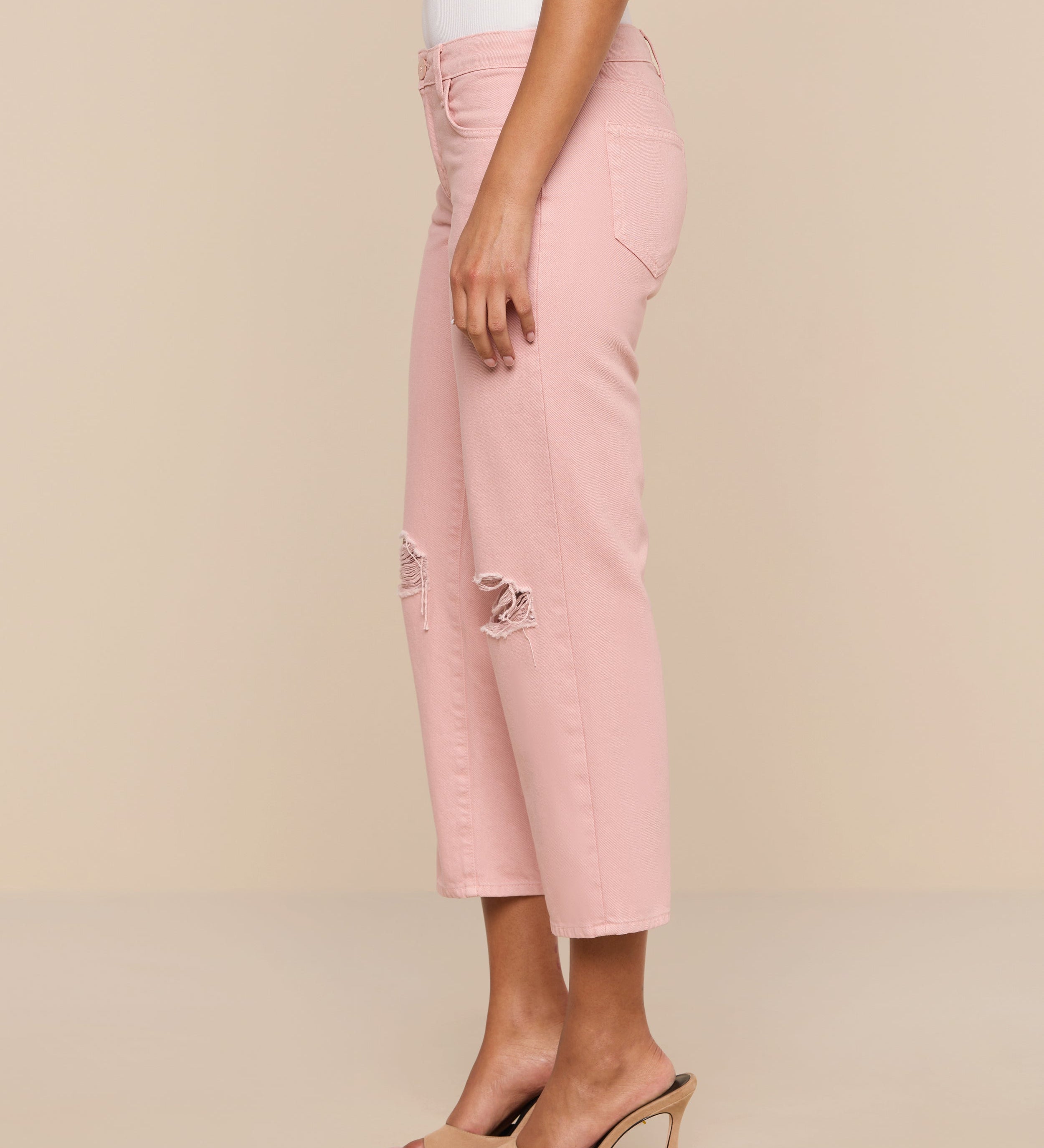 L'AGENCE - Blaine Cropped Stovepipe Jean
