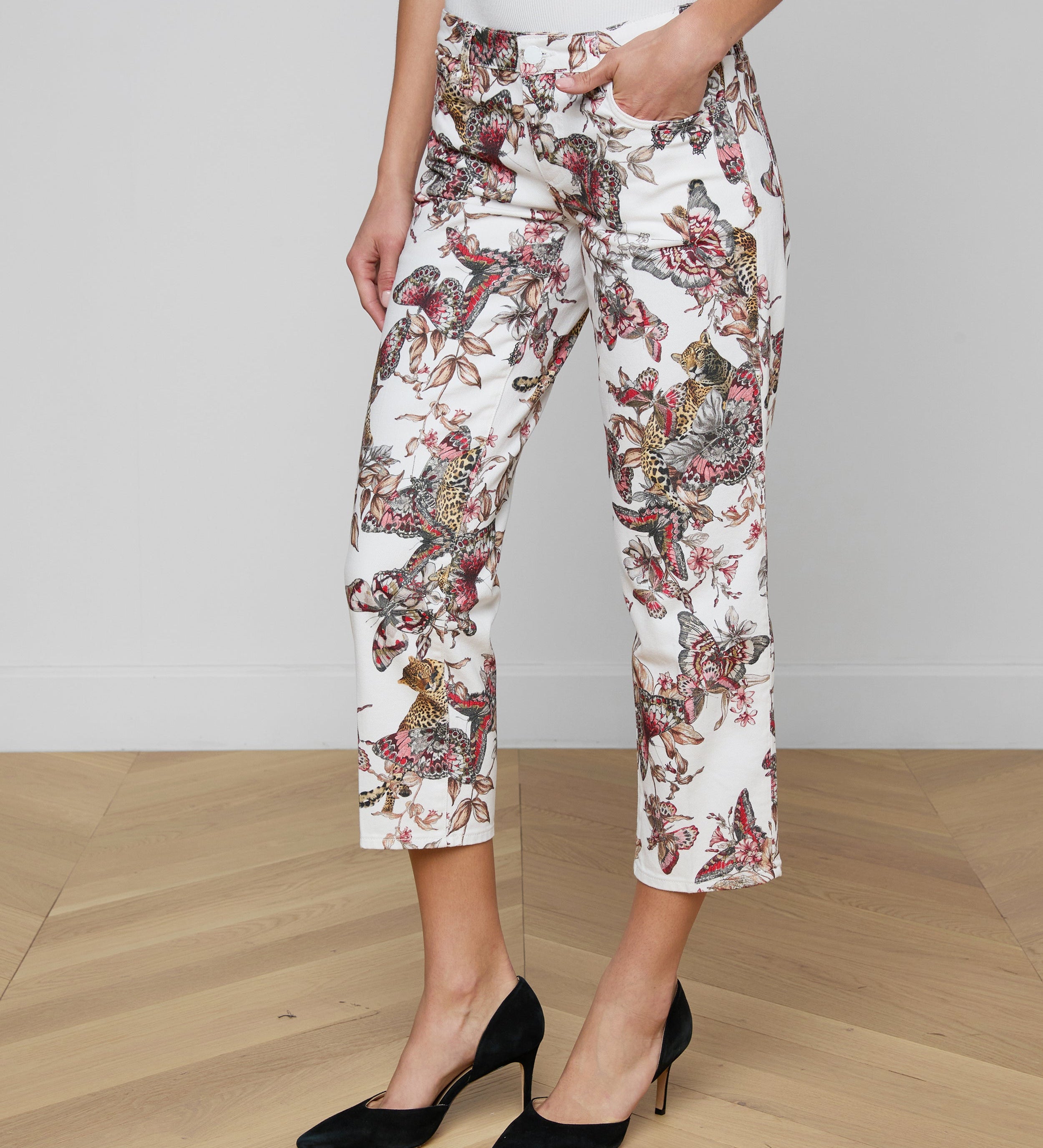 L'AGENCE - Blaine Cropped Stovepipe Jean