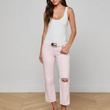 L'AGENCE - Blaine Cropped Stovepipe Jean