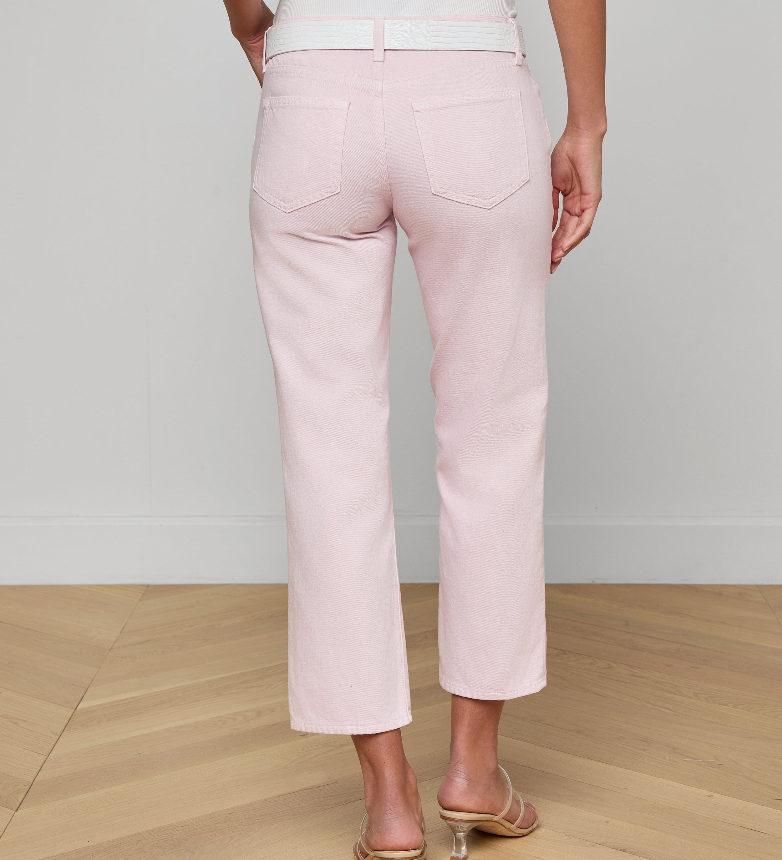 L'AGENCE - Blaine Cropped Stovepipe Jean