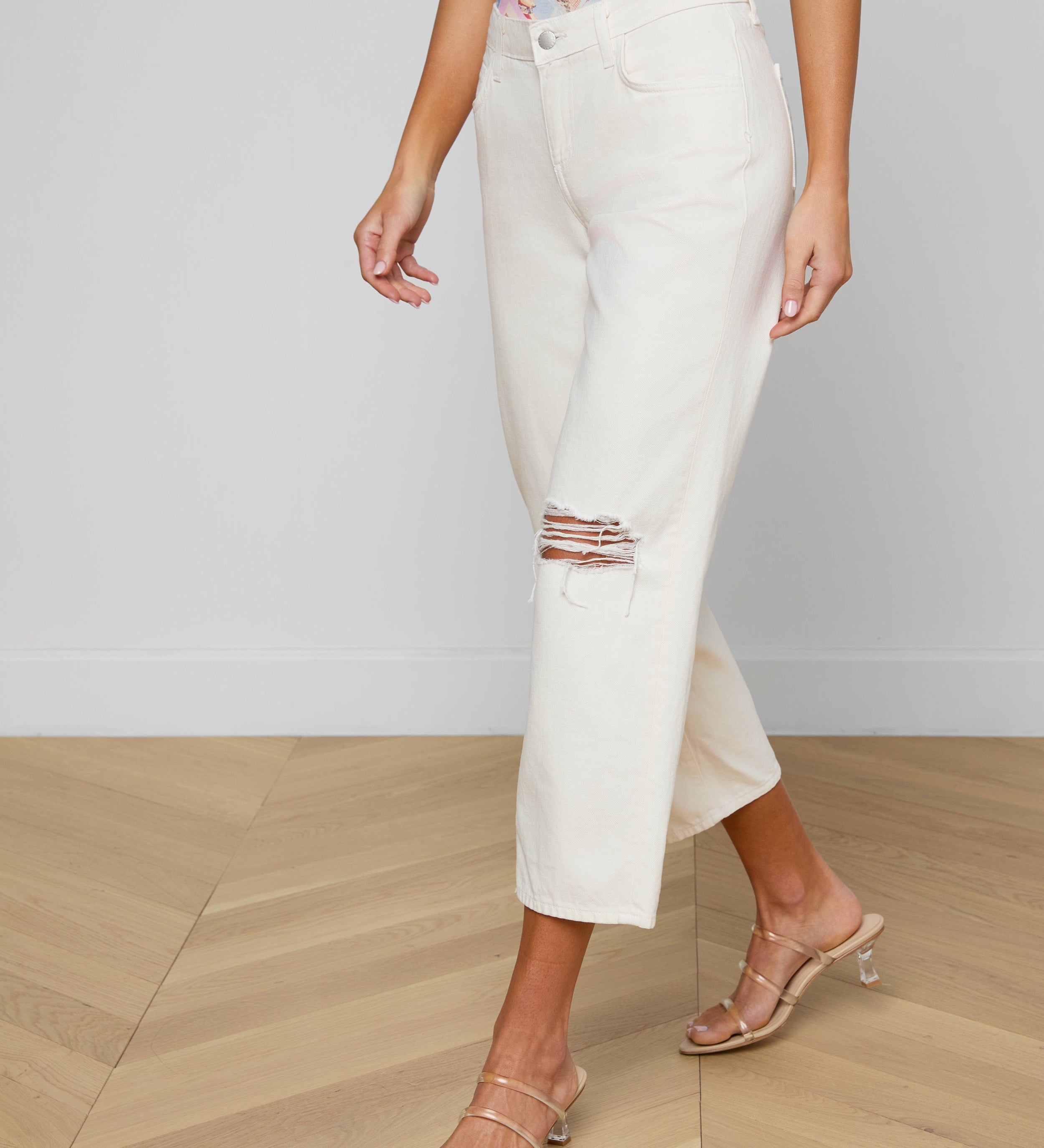 L'AGENCE - Blaine Cropped Stovepipe Jean
