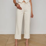 L'AGENCE - Leighton Cropped Cuffed Jean
