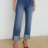 L'AGENCE - Leighton Cuffed Stovepipe Jean