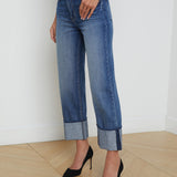 L'AGENCE - Leighton Cuffed Stovepipe Jean
