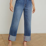L'AGENCE - Leighton Cuffed Stovepipe Jean