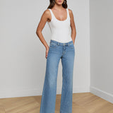 L'AGENCE - Joanne Low - Rise Wide - Leg Jean