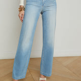 L'AGENCE - Joanne Low-Rise Wide-Leg Jean