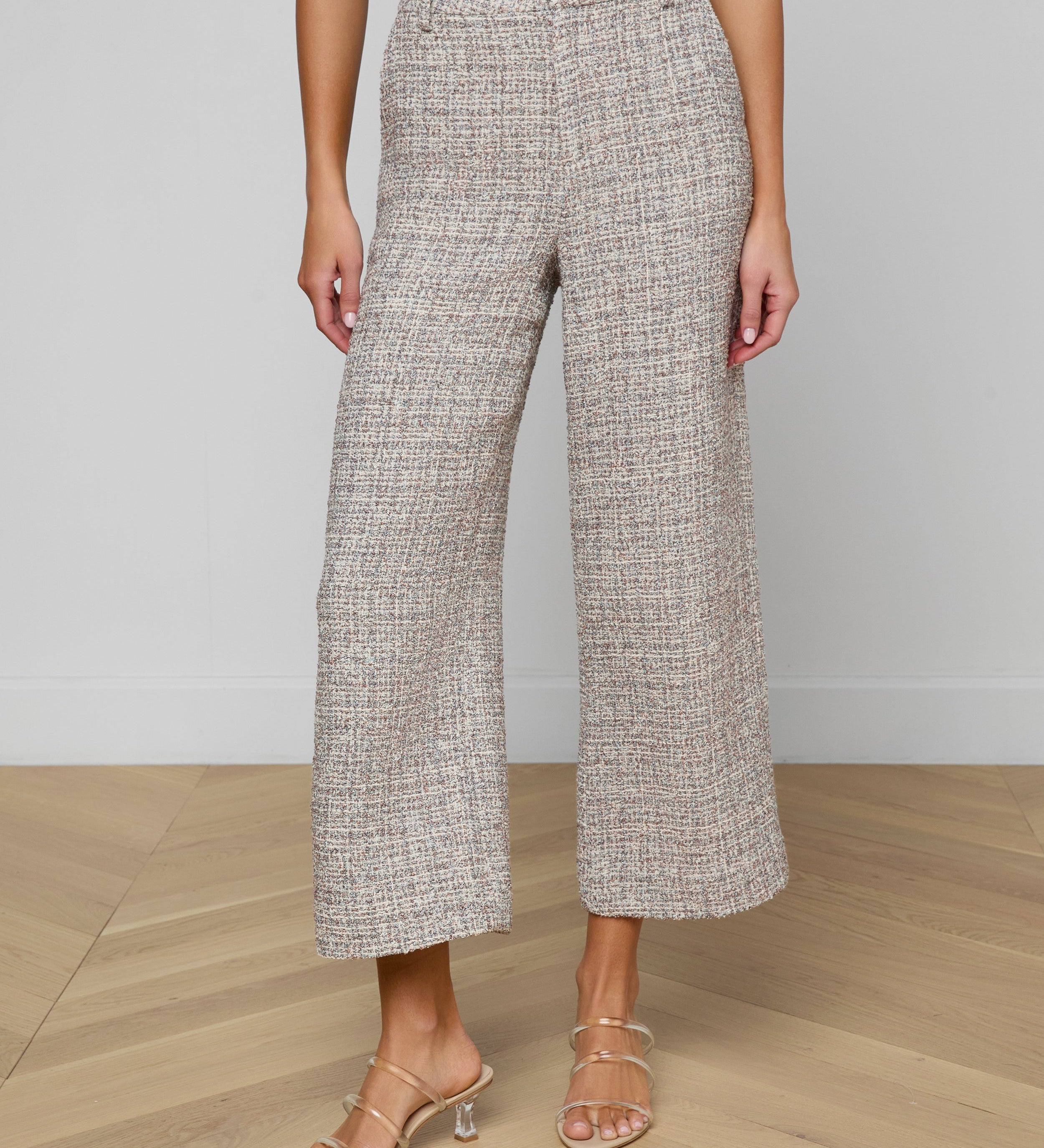 L'AGENCE - Lula Cropped Tweed Trouser