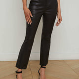 L'AGENCE - Ketra Leather Bootcut Trouser