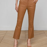L'AGENCE - Ketra Leather Bootcut Trouser