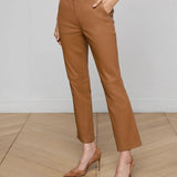 L'AGENCE - Ketra Leather Bootcut Trouser
