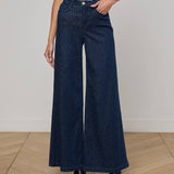 L'AGENCE - Quincy Pinstriped Jean