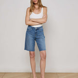 L'AGENCE - Elise Denim Bermuda Short