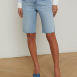 L'AGENCE - Elise Denim Bermuda Short